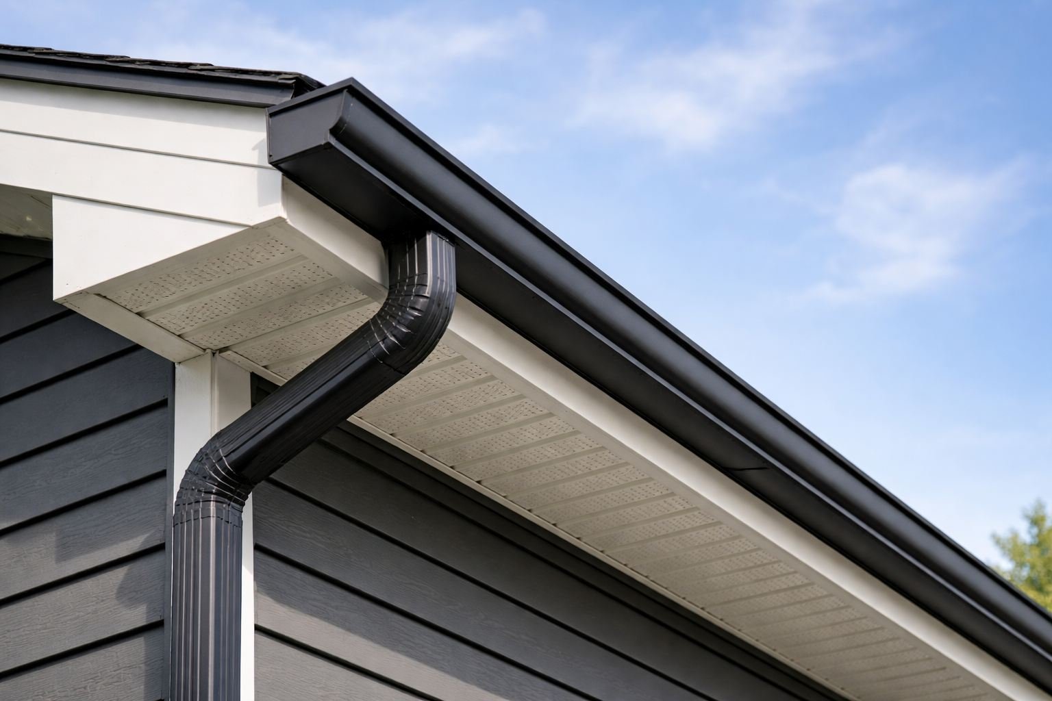 Black Gutter System