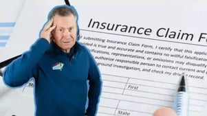 J Bretz frustrated with an Insurance Claim form