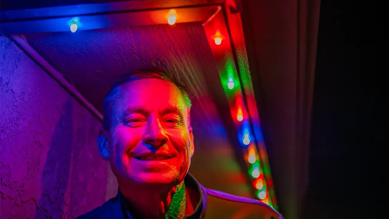 J Bretz light up by permanent holiday lights