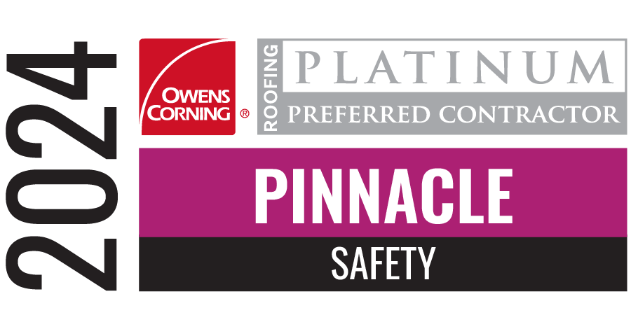 Pinnacle Saftety Award Excel Roofing