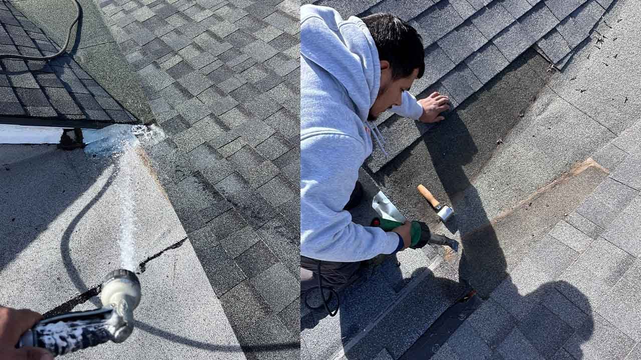 Water Test_aspahlt shingle roof