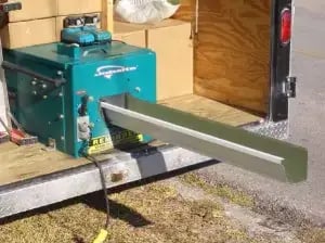 Gutters being made