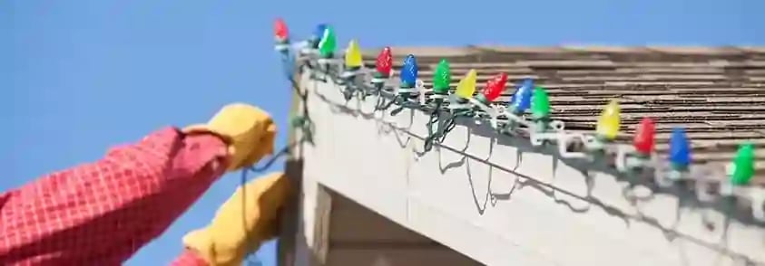 putting lights Up