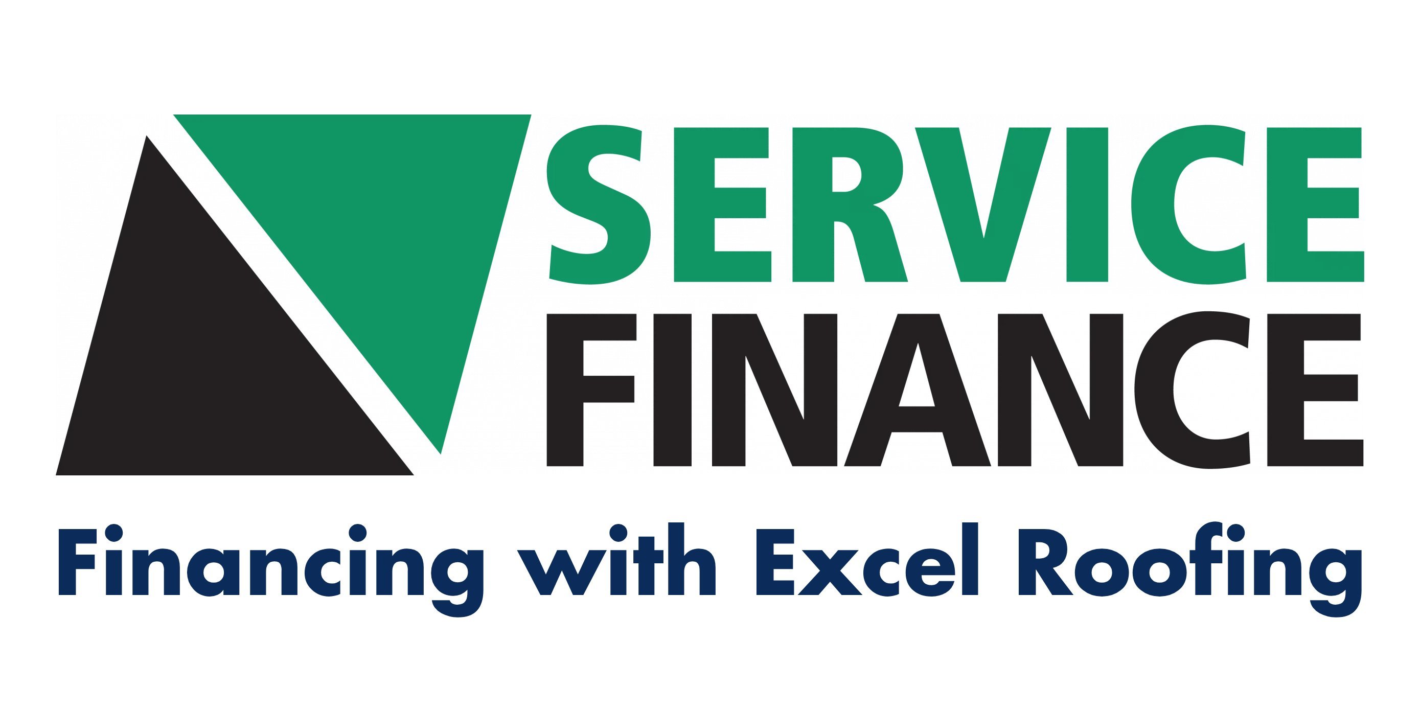 service finance logo with Excel Roofing