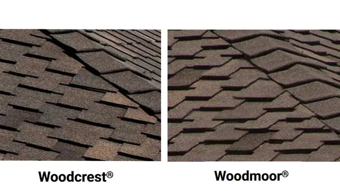 woodmoor and woodcrest side by side