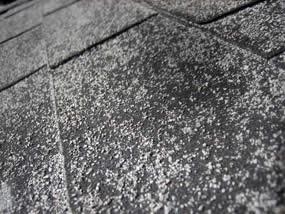 asphalt shingle with granule loss
