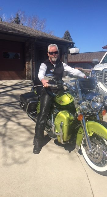 bob joyce riding motorcycle