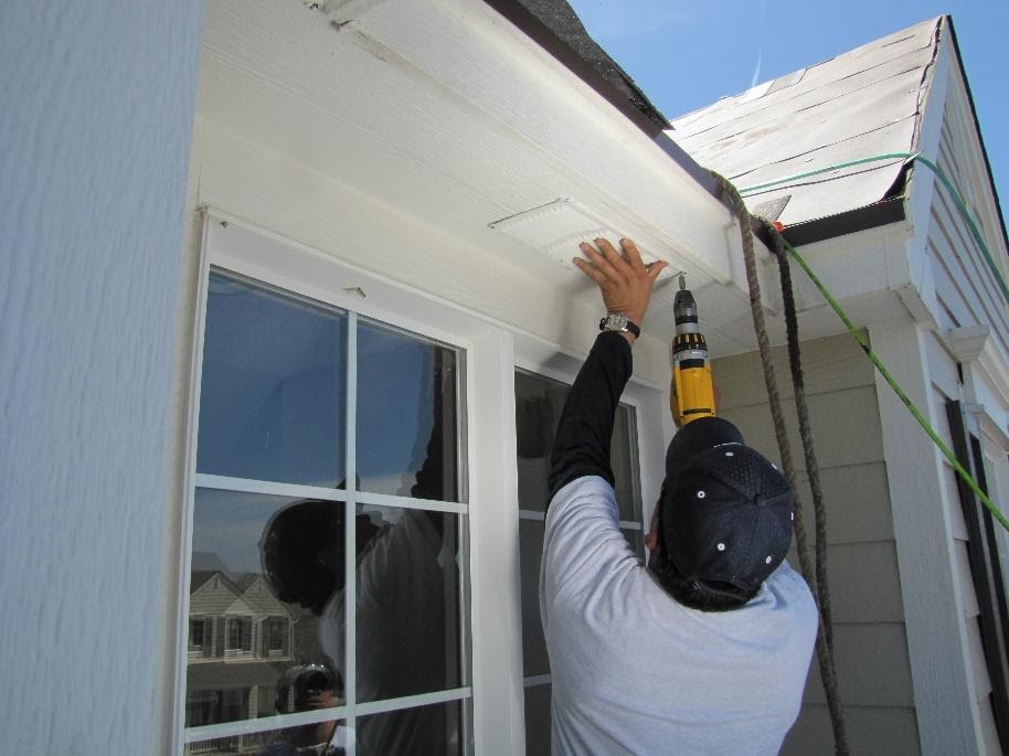 Cutting in & Installing New Soffit Vent