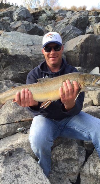 luke potter with a fish