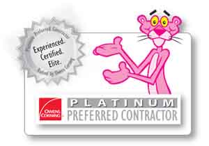 Excel Roofing is Owens Corning platinum preferred contractor