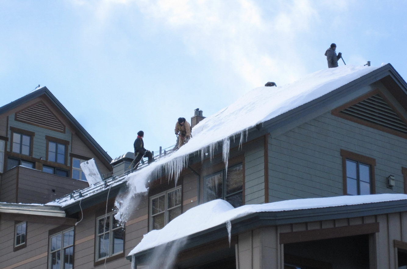 Team on top of Roof
